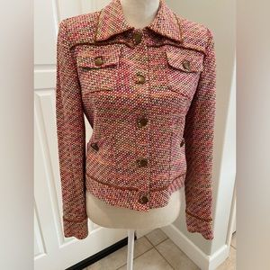 David Meister 100% Silk Jacket